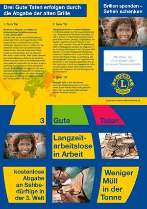 Flyer with logo space